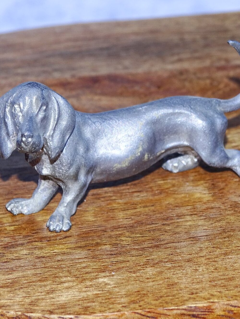 Dachshund  Pewter Dog Figure